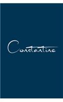 Constantine: notebook with the name on the cover, notebook for notes, Journaling