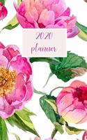 2020 Planner: Monthly and weekly organizer Pink Peony Design