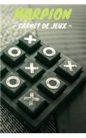 Morpion Carnet de Jeux