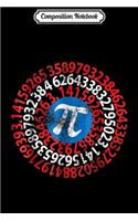 Composition Notebook: Captain Pi 3.14 Nerdy Geeky Nerd Geek Math Student Journal/Notebook Blank Lined Ruled 6x9 100 Pages
