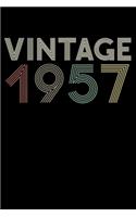 Vintage 1957 Notebook Birthday Gift