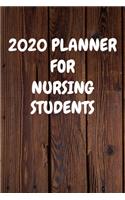 2020 Planner for Nursing Students