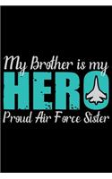 My Brother Is My Hero Proud Air Force Sister