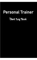 personal trainer client log book