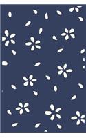 Japanese Pattern: Grapf Flowers Journal or Notebook (6x9 Inches) with 120 Pages