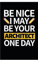 Be Nice I May Be Your Architect One Day
