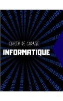 Cahier de codage INFORMATIQUE