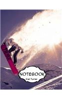 Notebook Journal : Snowboarding: Pocket Notebook Journal Diary, 120 pages, 8.5 x 11 (Dot-Grid,Graph,Lined,Blank Notebook Journal)