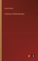 history of Italian literature