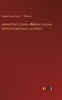 Hebrew Poetry