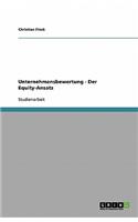 Unternehmensbewertung - Der Equity-Ansatz