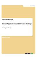 Patent Applications and Director Dealings