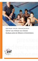 Gérer Au Mieux Sa Classe