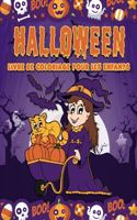 Halloween livre de coloriage pour les enfants: Belle collection halloween, 50 dessins halloween prêts à colorier pour les enfants, livre de coloriage pour les enfants (imprimé sur un côté)