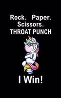 Rock Paper Scissors Throat Punch I Win!