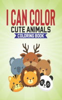I Can Color Cute Animals Coloring Book
