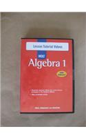 Holt Algebra 1: Lesson Tutorial Videos CD-ROM