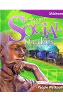Harcourt Social Studies Oklahoma: Student Edition Grade 2 People We Know 2008
