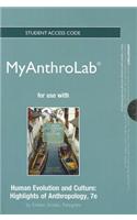 NEW MyAnthroLab - Standalone Access Card - for Human Evolution and Culture, Human Evolution and Culture