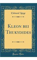 Kleon bei Thukydides (Classic Reprint)