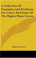 A Collection Of Examples And Problems On Conics And Some Of The Higher Plane Curves: (English)