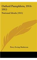 Oxford Pamphlets, 1914-1915