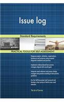 Issue log Standard Requirements