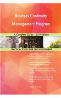 Business Continuity Management Program A Complete Guide - 2019 Edition