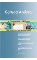 Contract Analytics A Complete Guide - 2020 Edition