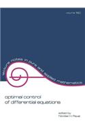 Optimal Control of Differential Equations: A Festschrift in Honor of Constantin Corduneanu