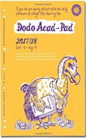Dodo ACAD-PAD 2017-2018 Filofax-Compatible A4 Organiser Diary (2/3/4 Ring/US Letter Size) Refill, Mid-Year / Academic, Week to View: A Doodle-Memo-Message-Engagement-Planner for Students & Teachers