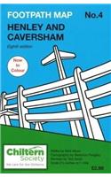 Footpath Map No. 4 Henley and Caversham: (4 Chiltern Society Footpath Maps)