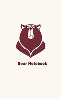 Bear Blank Lined Notebook