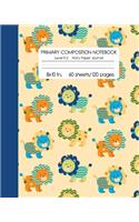 Primary Composition Notebook Level K-2 Story Paper Journal