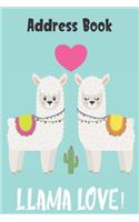 Llama Love Address Book