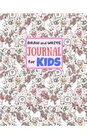 Draw and Write Journal for Kids: Cute Unicorn Matte Cover Design for Drawing, Creative Writing, Doodling, Creating Your Own Story, Illustration Book and Diary (Perfect Gift for Kids