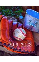 2019-2023 Five Year Planner Baseball Game Goals Monthly Schedule Organizer: 60 Months Calendar; Agenda Appointment Diary Journal With Address Book, Password Log, Notes, Julian Dates & Inspirational Quotes