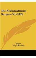 Keilschrifttexte Sargons V1 (1889)