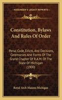 Constitution, Bylaws And Rules Of Order