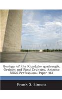 Geology of the Klondyke Quadrangle, Graham and Pinal Counties, Arizona: Usgs Professional Paper 461(English)
