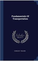 Fundamentals Of Transportation