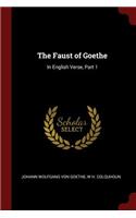 The Faust of Goethe