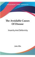 The Avoidable Causes Of Disease