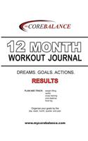12-Month Workout Journal