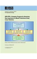 OPR-PPR, a Computer Program for Assessing Data Importance to Model Predictions Using Linear Statistics