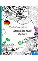 Paola Ceccantoni Sterne Des Musik Malbuch: Michael Jackson, Taylor Swift, Bob Marley, Beyonce, Lady Gaga