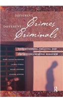 Different Crimes, Different Criminals