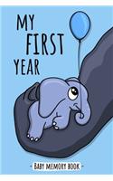 My First Year Baby Memory Book