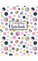 2020 Weekly Planner Notebook: Pretty Polka Dot Planner Book With Monthly and Weekly Calendars, Monthly Habit Tracker, Vision Board and Brain Dump Sheets