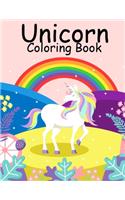 Unicorn Coloring Book: Magical Unicorn Coloring Book Girl Birthday Gifts From Father, Mother, & Grandma - 8.5x11 Inch 50 Unique Pictures Magical Unicorn Activity Book, Kid